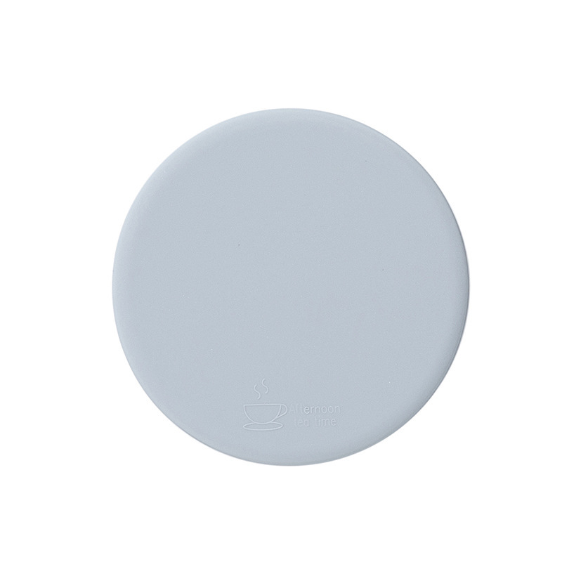 Silicone Insulation Coaster Simple Round 0.5X9X9CM - MyFaceSocksAU