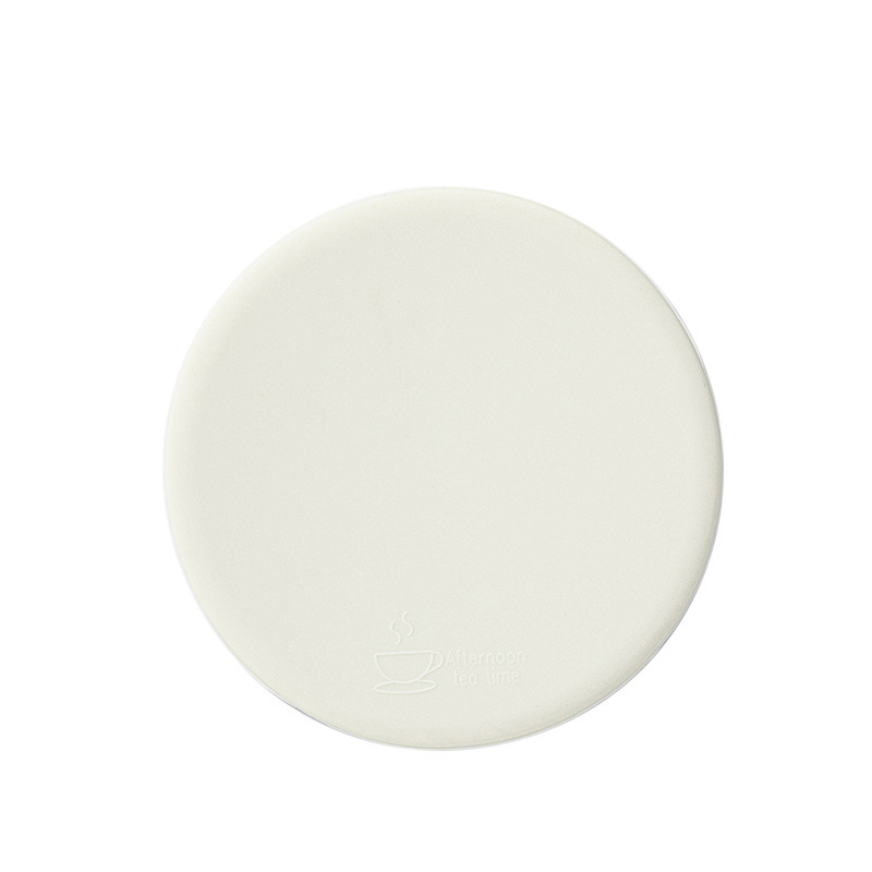 Silicone Insulation Coaster Simple Round 0.5X9X9CM - MyFaceSocksAU