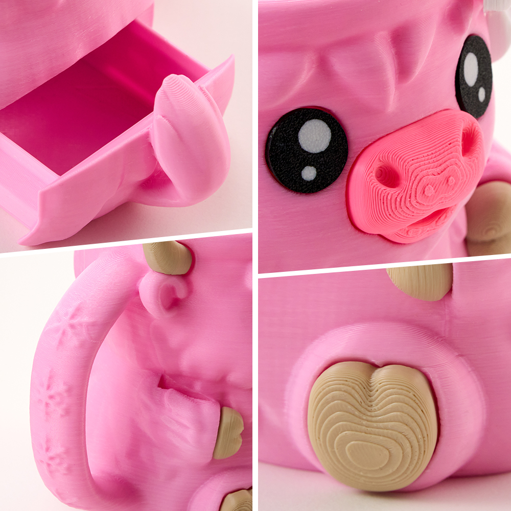 Christmas Gifts Cute Cow Style Ice Cream Pint Holder with Handle and Spoon – Reusable Antifreeze Cooler Sleeve for Ice Cream, Drinks, and Desserts – Funny Cow Gifts for Ice Cream Lovers - MyFaceSocksAU