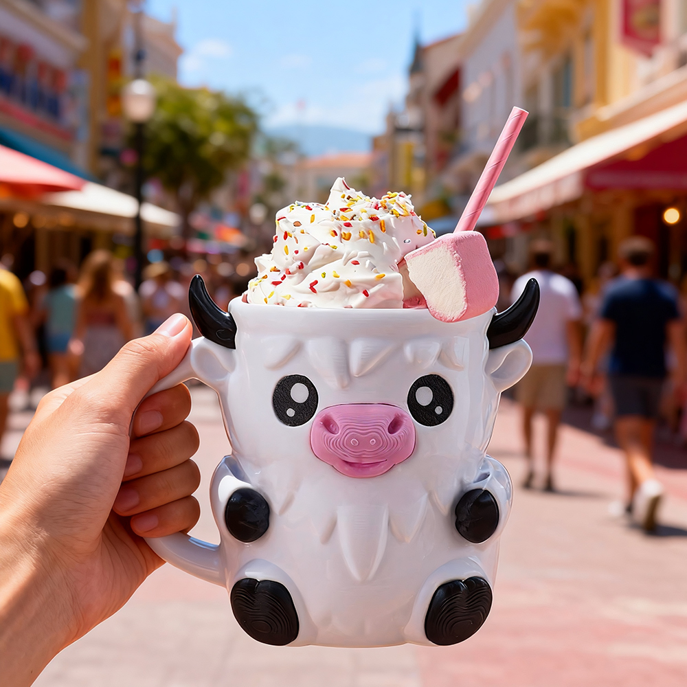 Christmas Gifts Cute Cow Style Ice Cream Pint Holder with Handle and Spoon – Reusable Antifreeze Cooler Sleeve for Ice Cream, Drinks, and Desserts Funny Cow Gifts for Ice Cream Lovers - MyFaceSocksAU