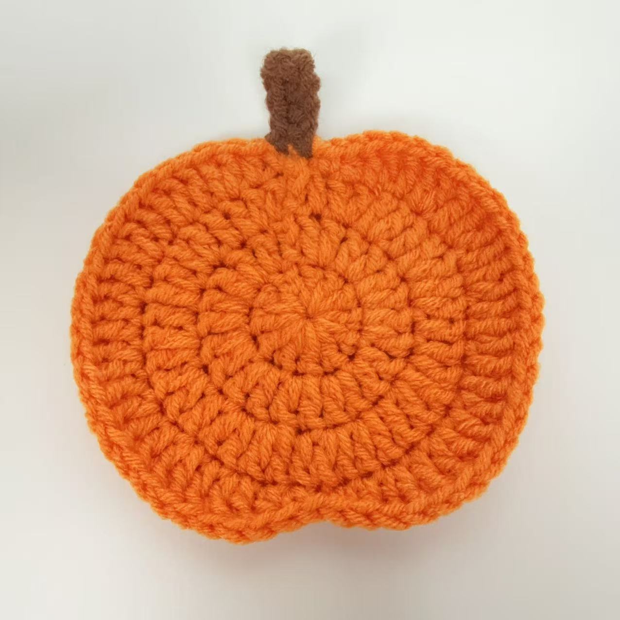 Crochet Pumpkin Coaster Set – 8 Reusable Autumn Drink Coasters That Transform Into 3D Decor For Thanksgiving & Halloween Gift - MyFaceSocksAU