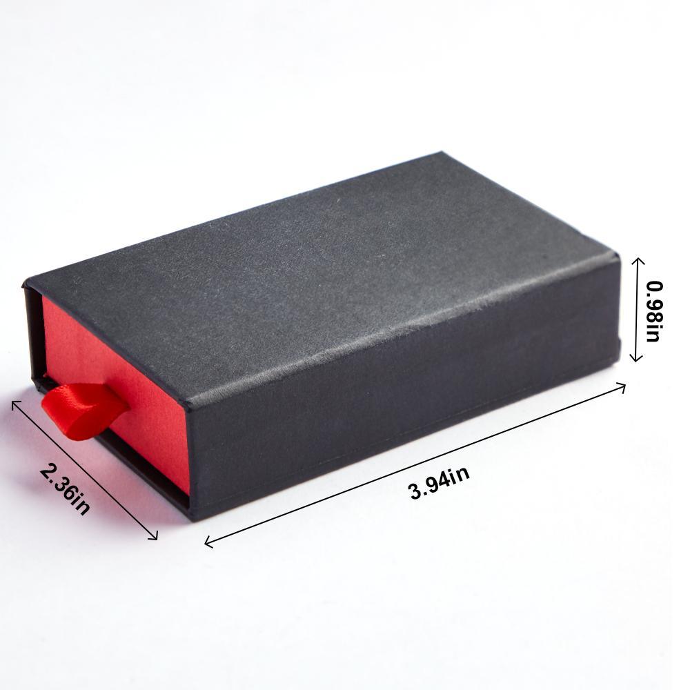 Black Gift Box (3.94"x2.36"x0.98") - MyFaceSocksAU