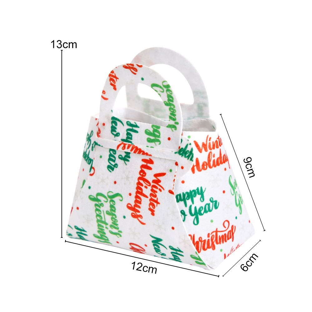 White Christmas Gifts Bag Cute Gift Bag For Festival Package - MyFaceSocksAU