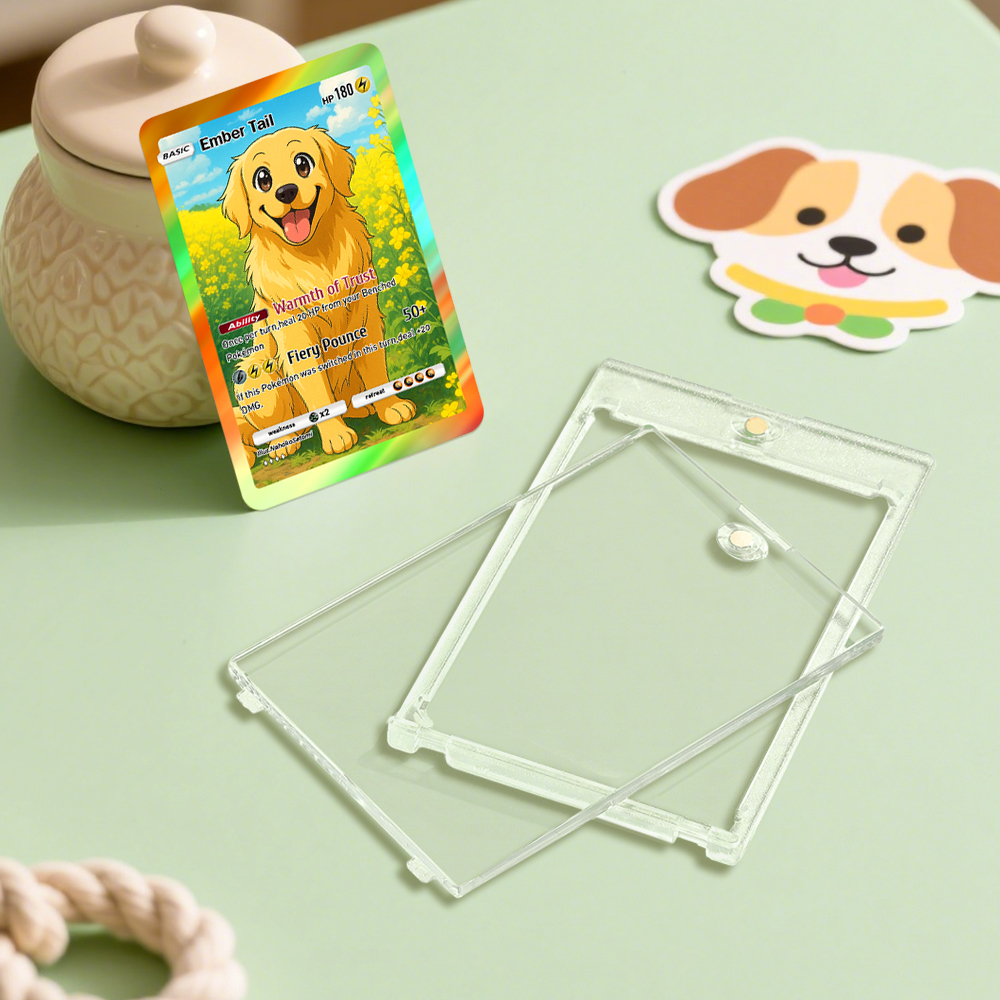 Custom Anime Card Personalized Cute Gift for Pet Lover Cute Card Present - MyFaceSocksAU
