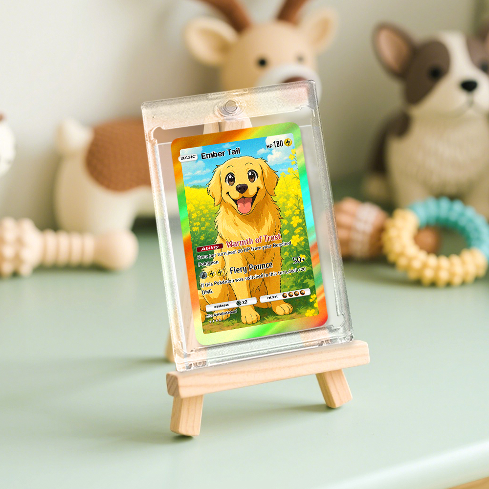 Custom Anime Card Personalized Cute Gift for Pet Lover Cute Card Present - MyFaceSocksAU