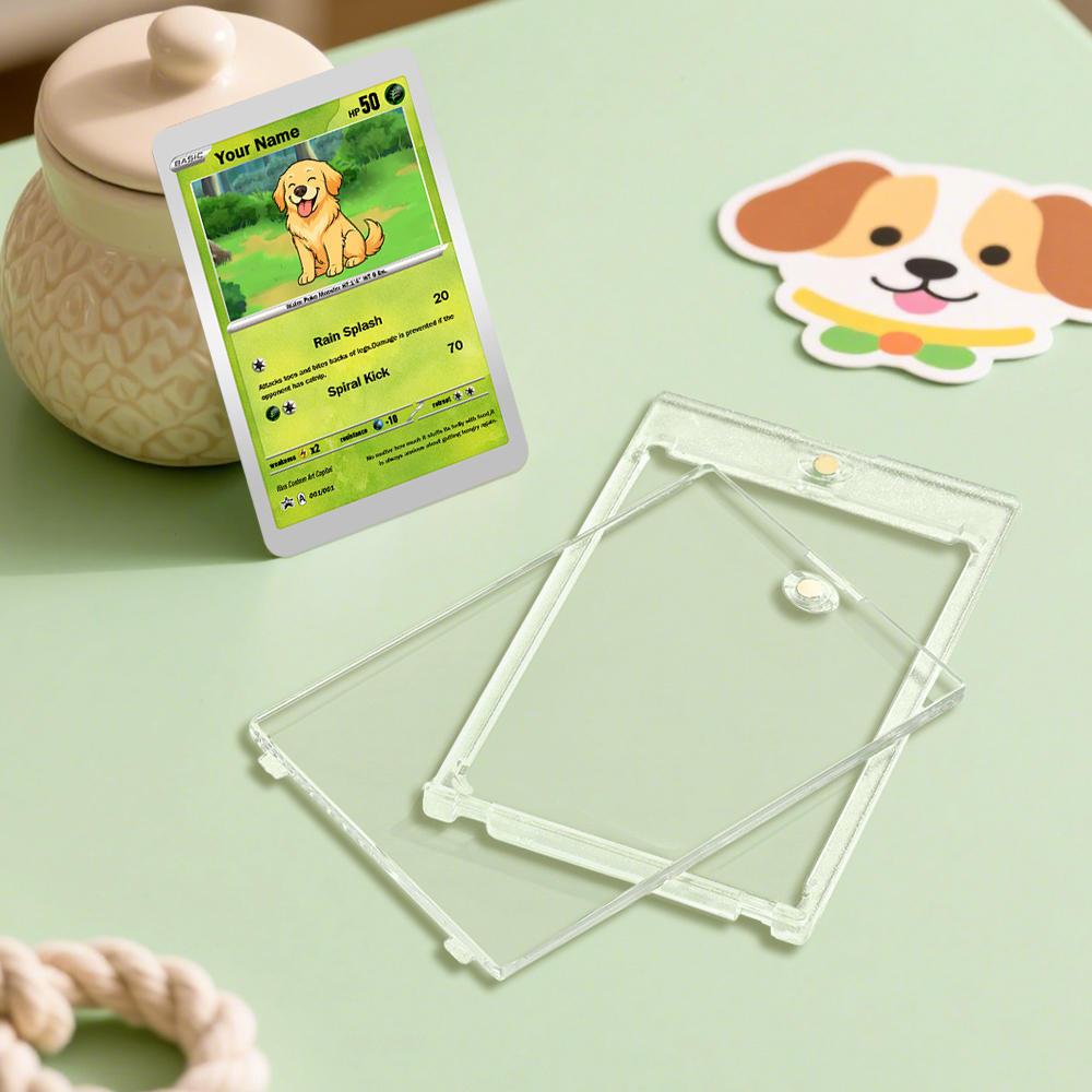 Custom Anime Card Personalized Cute Gift for Pet Lover Cute Card Present - MyFaceSocksAU