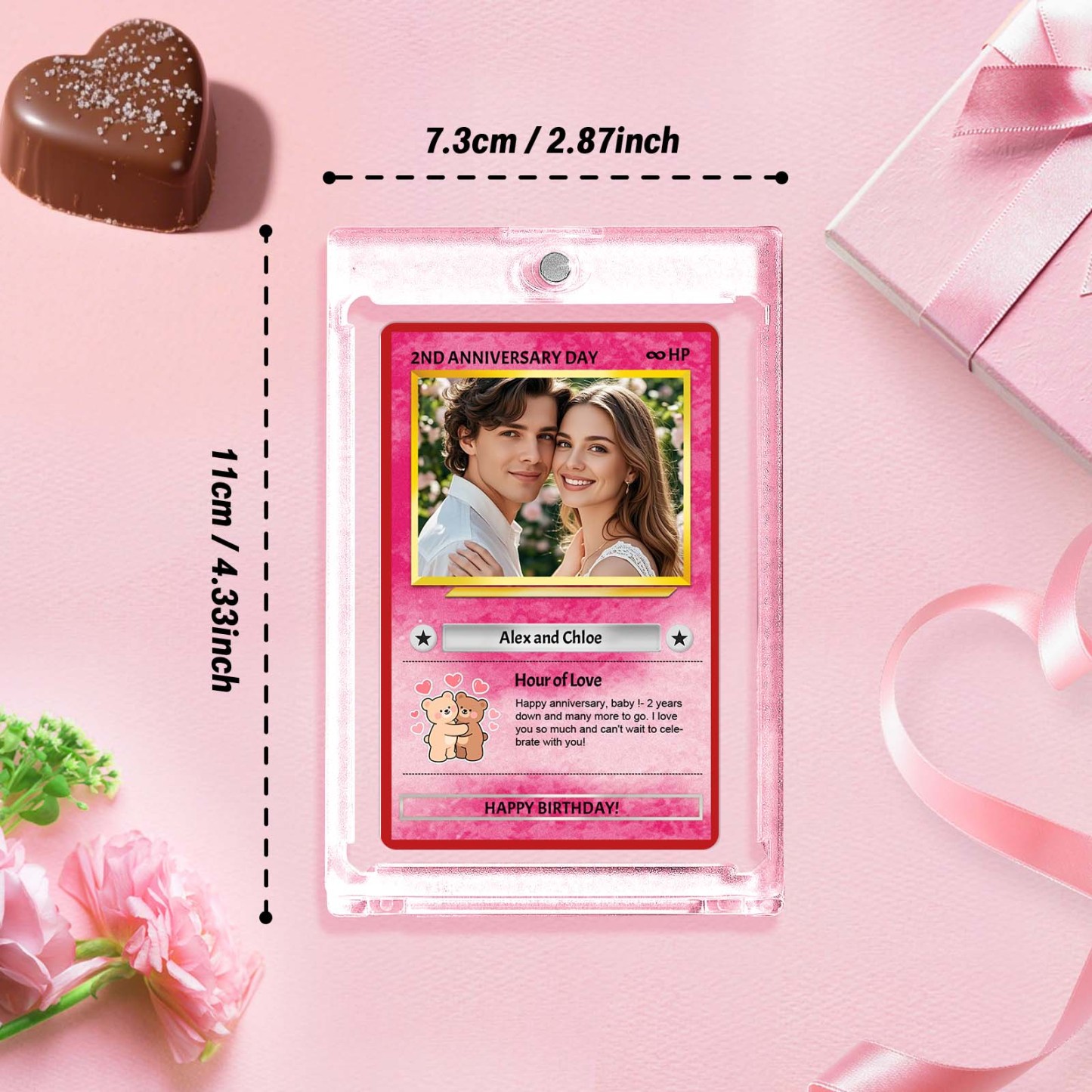 Custom Photo Birthday Cards Personalized Card For Kid Birthday Gift Boyfriend Gift Birthday Keepsake Happy Birthday Poke Card - MyFaceSocksAU
