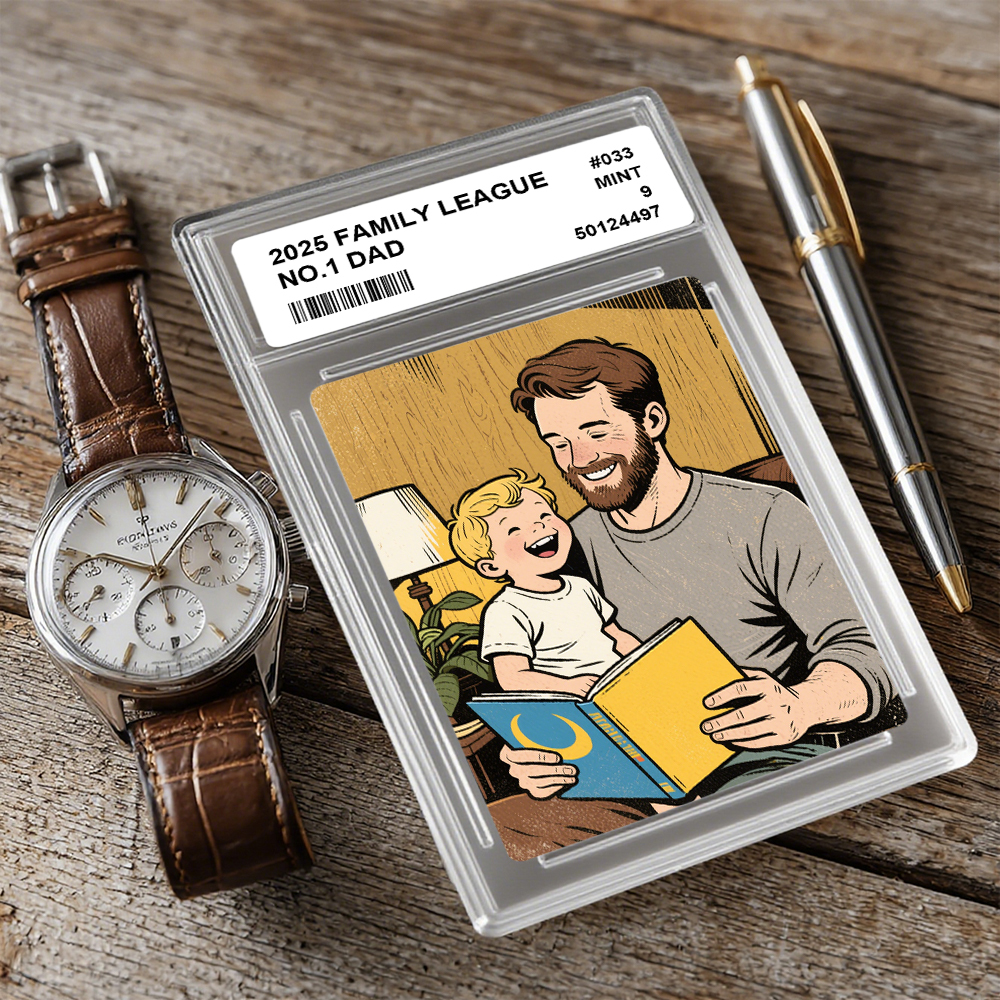 Personalized Photo Father's Day Card DAD Who Has The DAD-TO-BE? Father's Day Gift for Grandpa New Grandpa Gift Dad Wallet Card