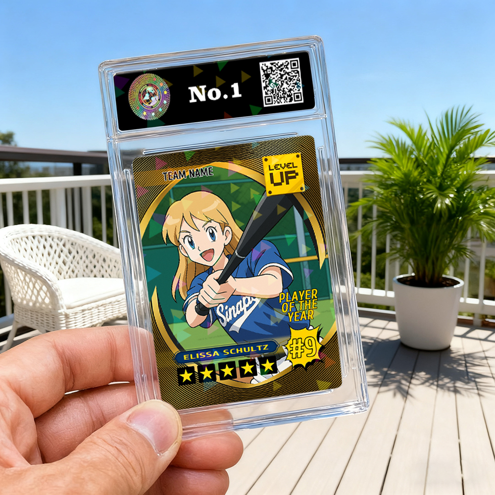 Custom Sports Trading Card Personalized Photo Portrait Card for Athletes and Fans - MyFaceSocksAU