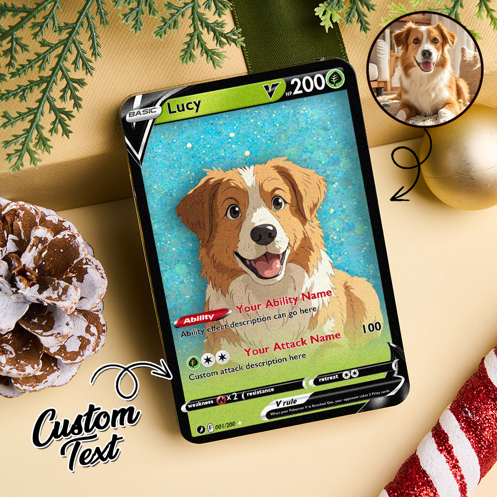 Custom Multicolor Flowing Sand Card Acrylic Card for Pet Lovers & Couple Anniversary Christmas Gift Idea