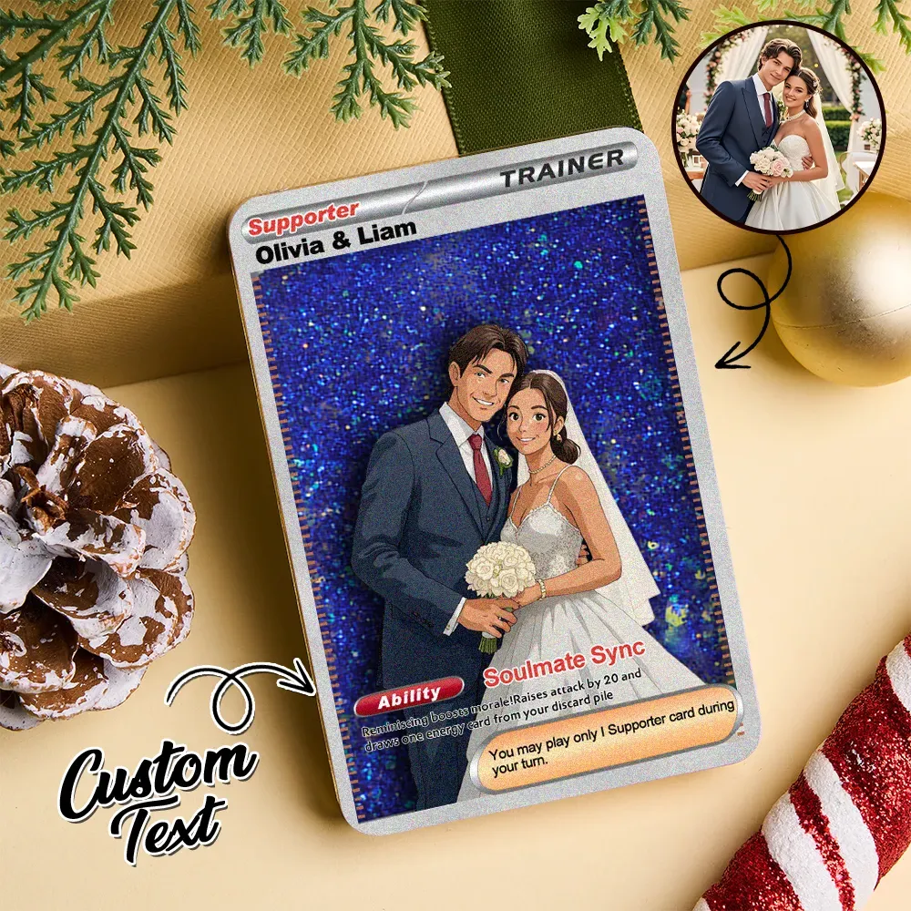 Custom Multicolor Flowing Sand Card Acrylic Card for Pet Lovers & Couple Anniversary Christmas Gift Idea