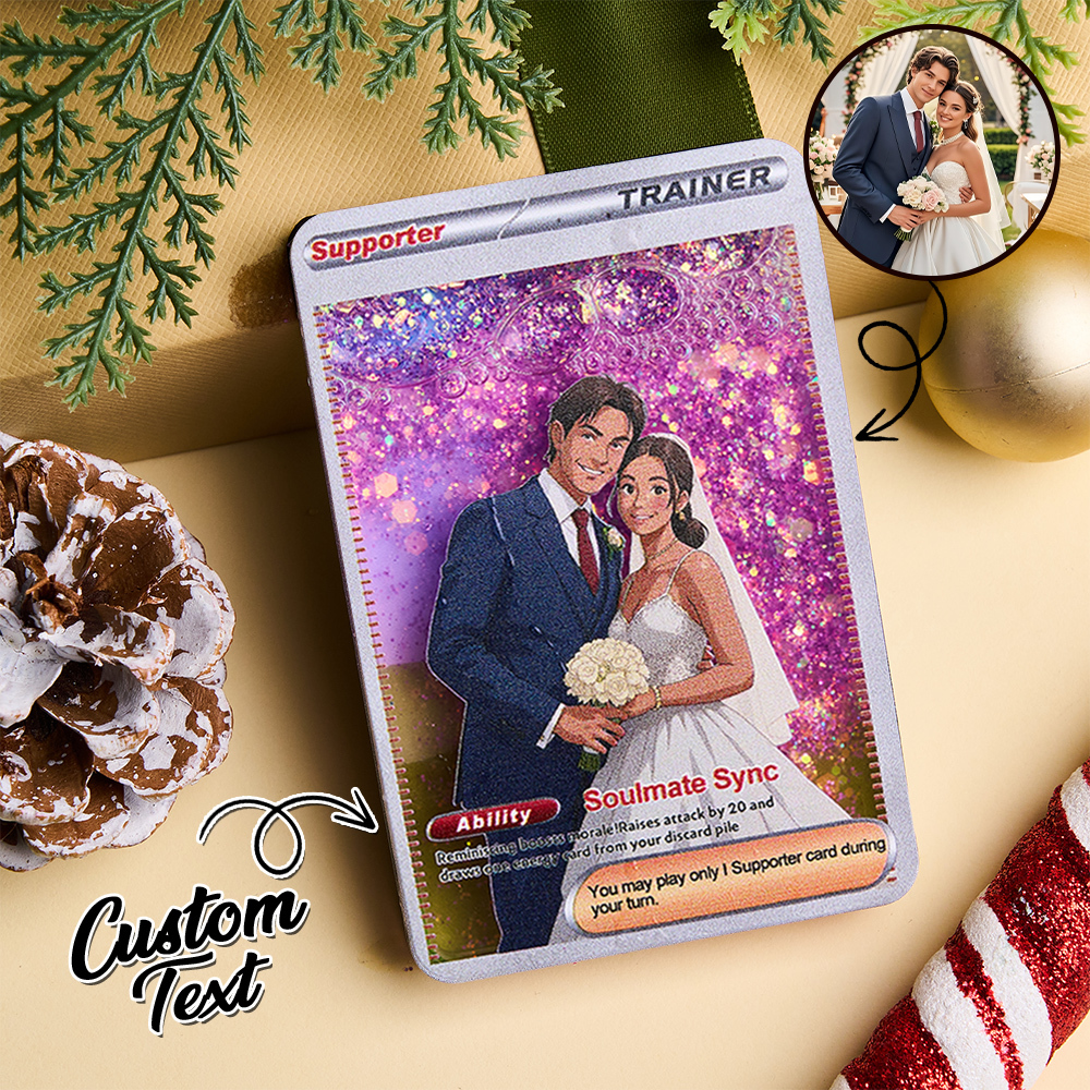 Custom Multicolor Flowing Sand Card Acrylic Card for Pet Lovers & Couple Anniversary Christmas Gift Idea