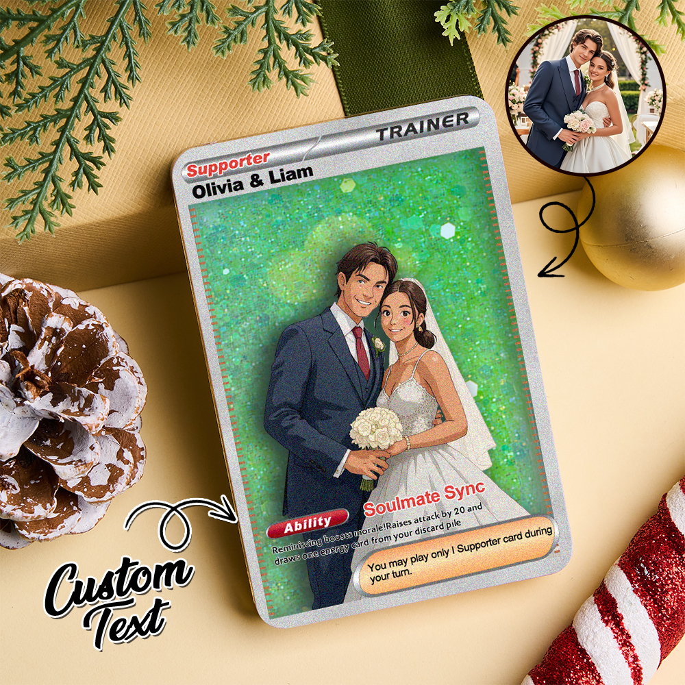 Custom Multicolor Flowing Sand Card Acrylic Card for Pet Lovers & Couple Anniversary Christmas Gift Idea