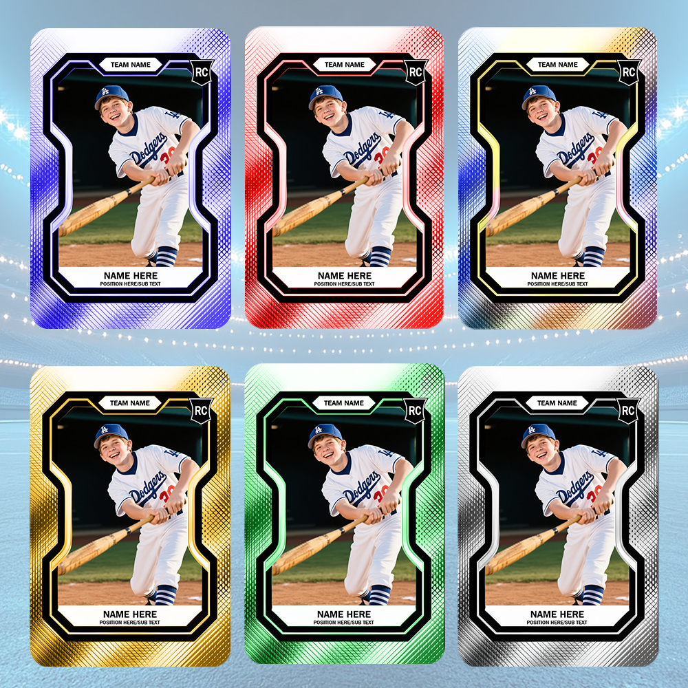 Personalized Sports Card Custom-Fully Sports Photo Card Fathers Day Christmas Thanksgiving  Special Occasions - MyFaceSocksAU