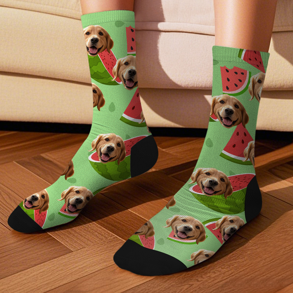 Personalized Face Socks with Photos Custom BIg Face Socks for Couples Funny Gift Idea - MyFaceSocksAU