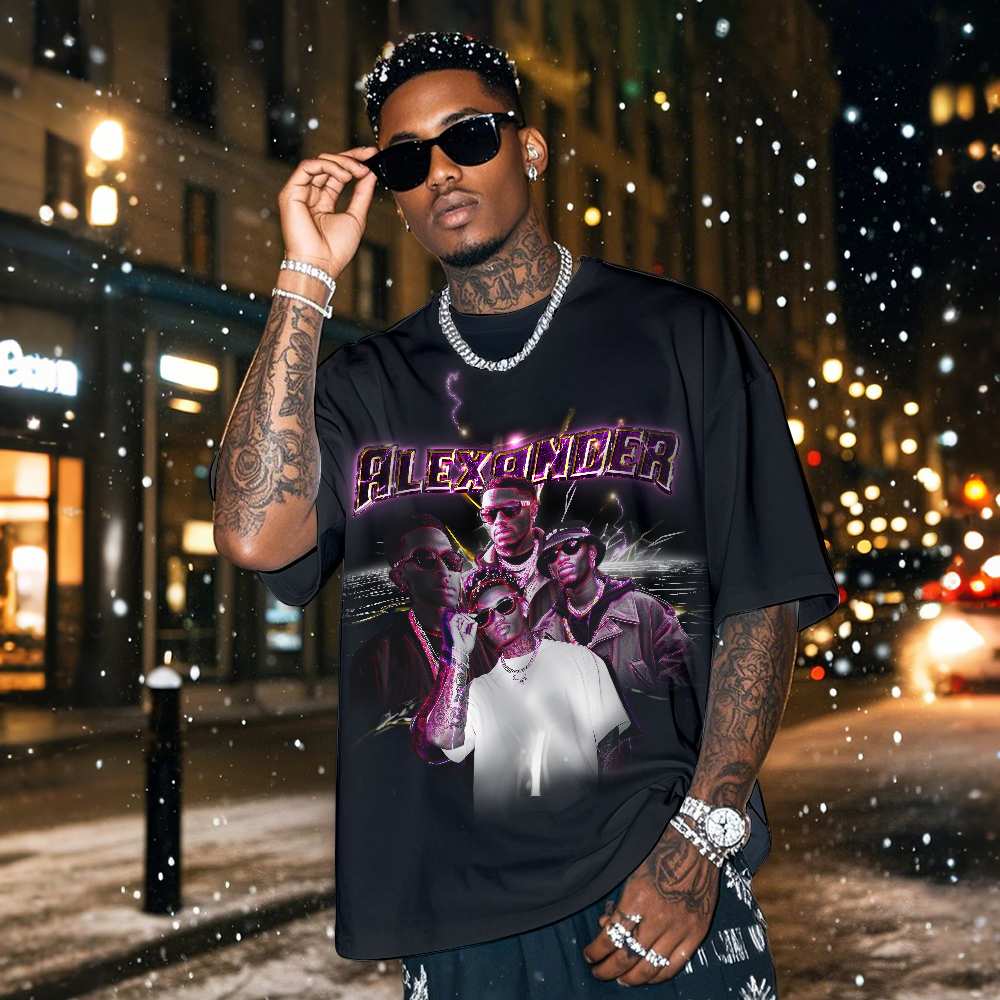 Custom Vintage Photo Tee Personalized Retro Fashion T-Shirts for Christmas Gifts - MyFaceSocksAU