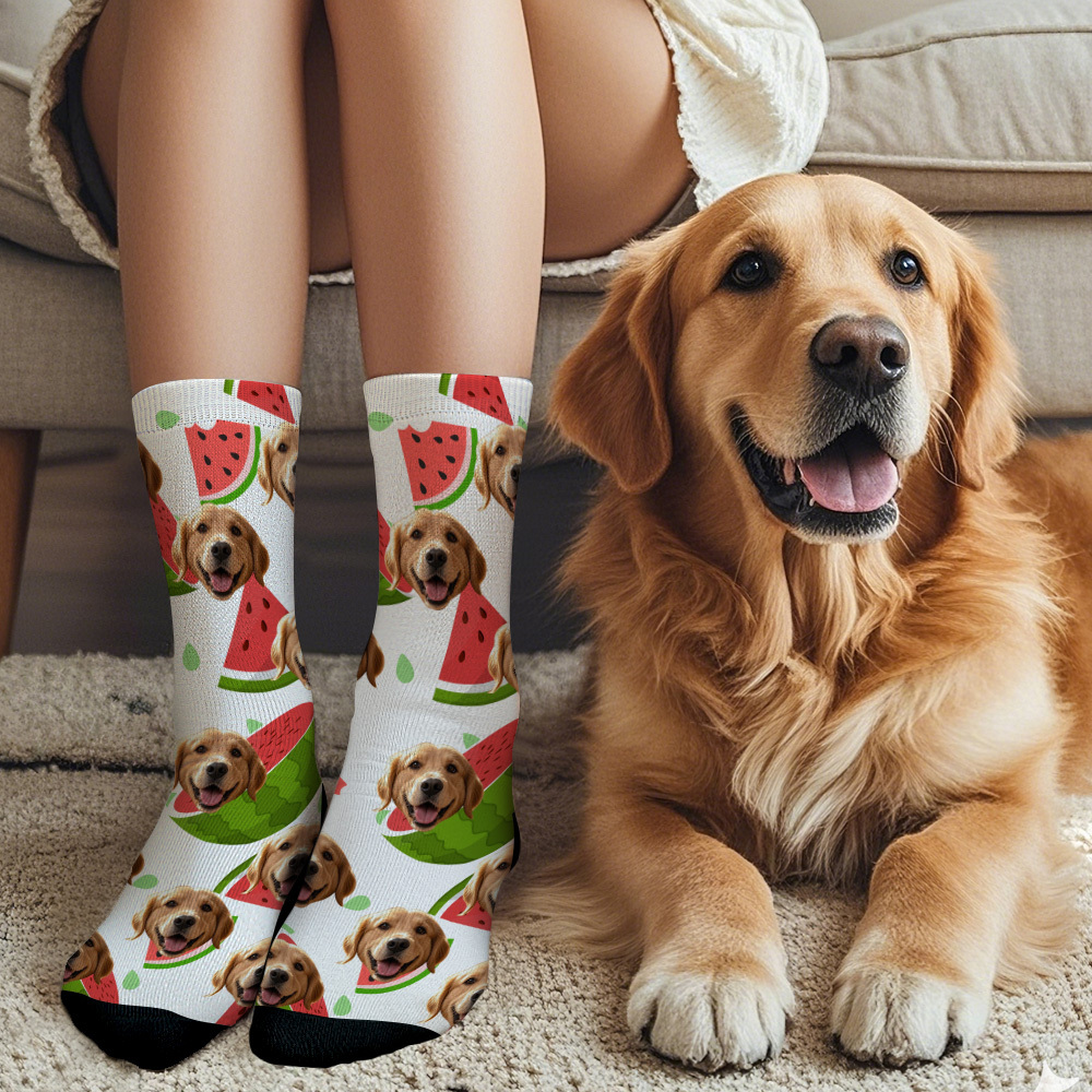 Personalized Face Socks with Photos Custom BIg Face Socks for Couples Funny Gift Idea - MyFaceSocksAU