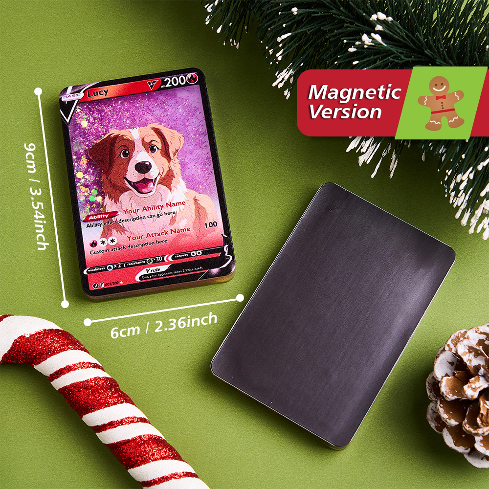 Custom Multicolor Flowing Sand Card Acrylic Card for Pet Lovers & Couple Anniversary Christmas Gift Idea