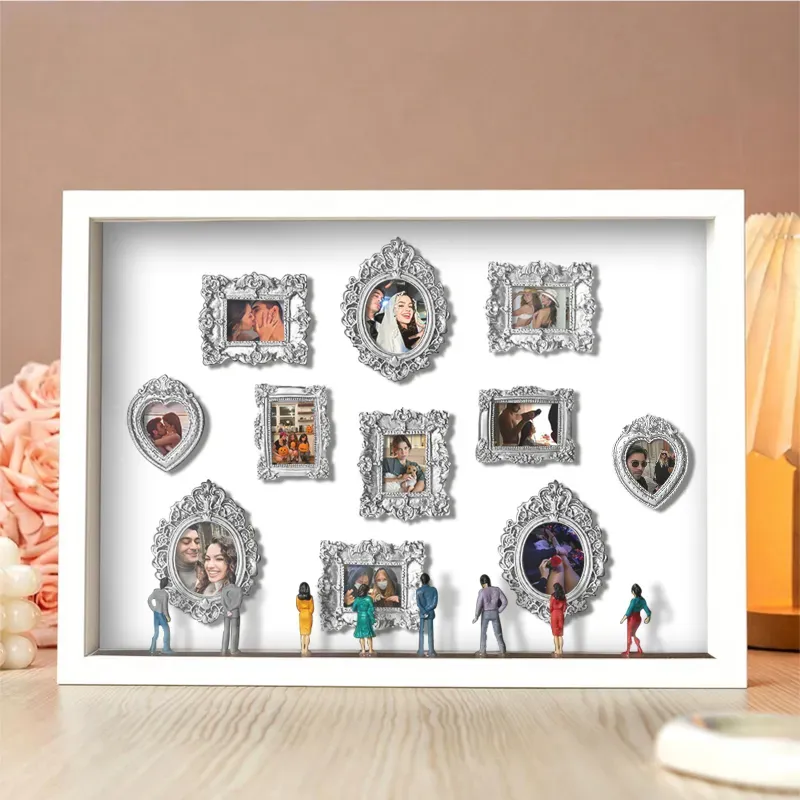 Museum of Us Frame Personalized Couples Gift for Her Cute Miniature Museum Gifts Meaningful Gift Valentine's Day Anniversary Gift - MyFaceSocksAU