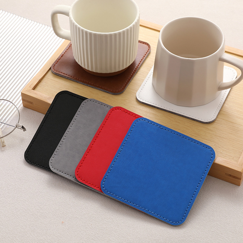Reusable Heat-Resistant Coaster Square Silicone Cup and Dining Mat - MyFaceSocksAU