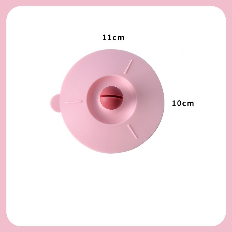 Yellow Gray Lid With Spoon Clip Dust Proof And Leak Proof 10*11*1cm - MyFaceSocksAU