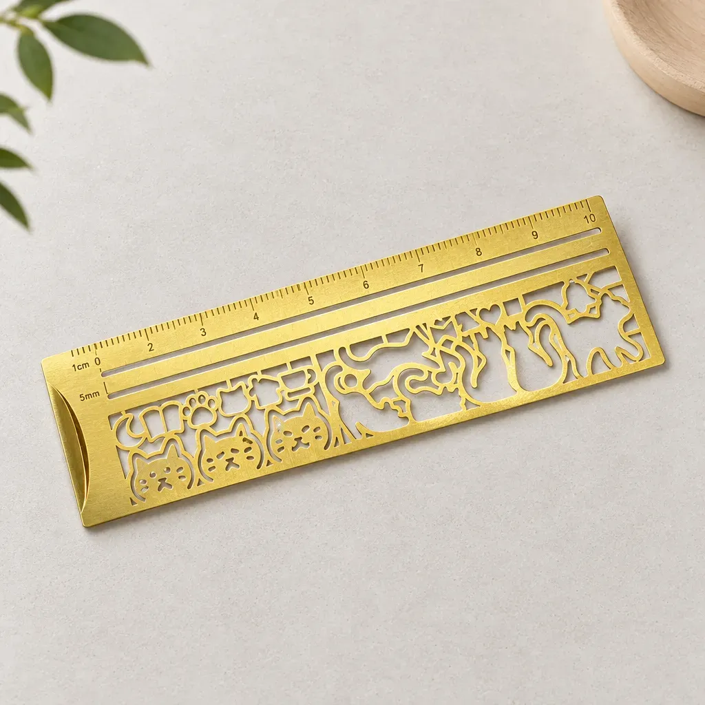Cat-Themed Laser Cut Journal Template Ruler Set – Perfect Christmas Gift for Cat Lovers & Crafters - MyFaceSocksAU