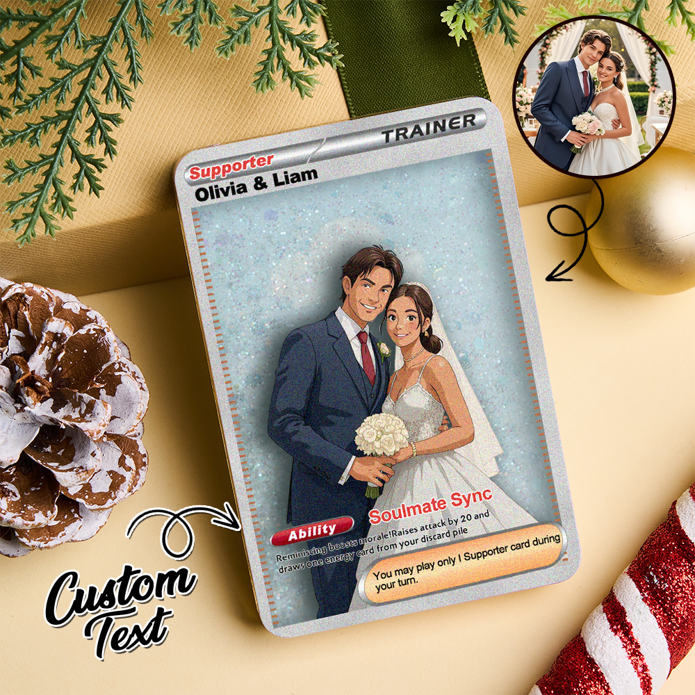 Custom Multicolor Flowing Sand Card Acrylic Card for Pet Lovers & Couple Anniversary Christmas Gift Idea