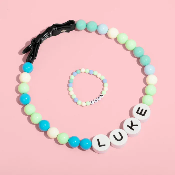 Personalized Pet Name Necklace – Comes with a Free Matching Bracelet - MyFaceSocksAU