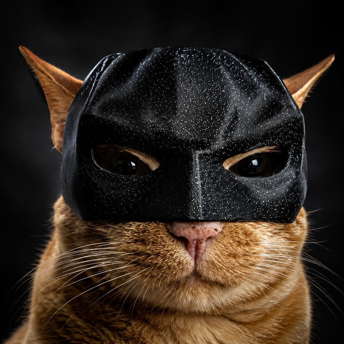 Bat Cat Superhero Mask, Cute Bat-Inspired Cat Mask, Funny Pet Costume Accessory, Halloween Pet Supplies - MyFaceSocksAU