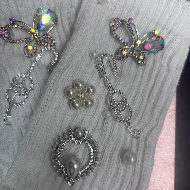 Slouch Sock With Charms Each pair is freestyle MAKE YOUR OWN DIY VIRAL TRENDING JUNK SOCKS & BROOCH PINS-MyFaceSocksAu