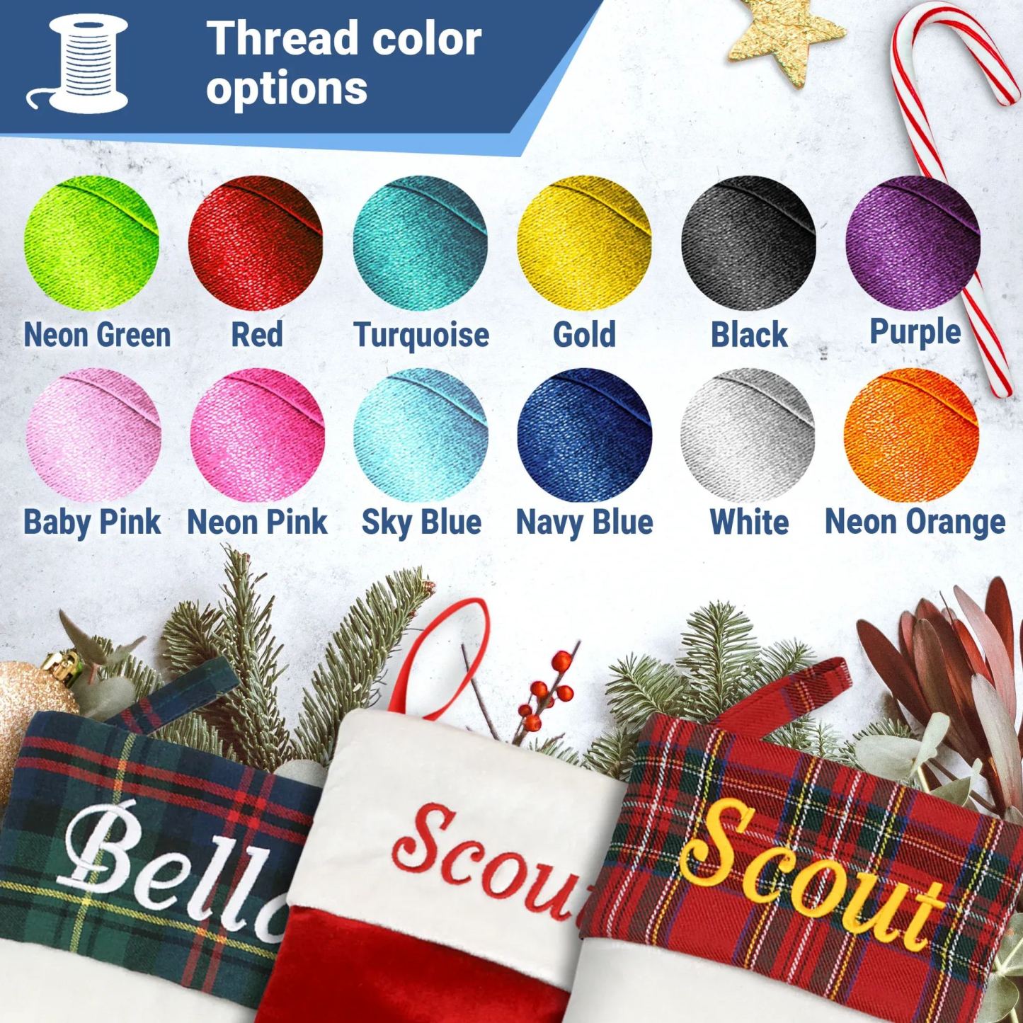 Paw Shaped Christmas Stocking for Pets, Personalized - MyFaceSocksAU