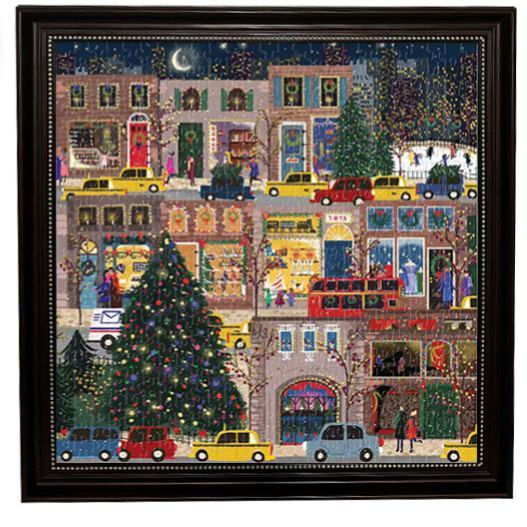Winter Light 500-Piece Puzzle – Paper Jigsaw for Adults & Kids with Optional Glue and Night Light - MyFaceSocksAU