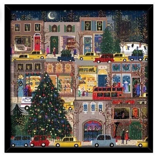 Winter Light 500-Piece Puzzle – Paper Jigsaw for Adults & Kids with Optional Glue and Night Light - MyFaceSocksAU