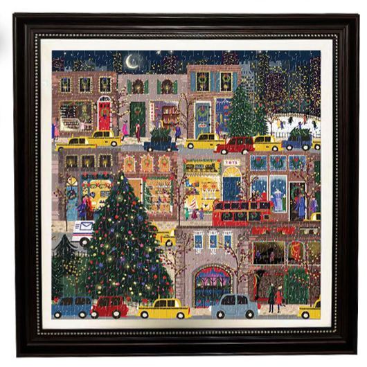 Winter Light 500-Piece Puzzle – Paper Jigsaw for Adults & Kids with Optional Glue and Night Light - MyFaceSocksAU