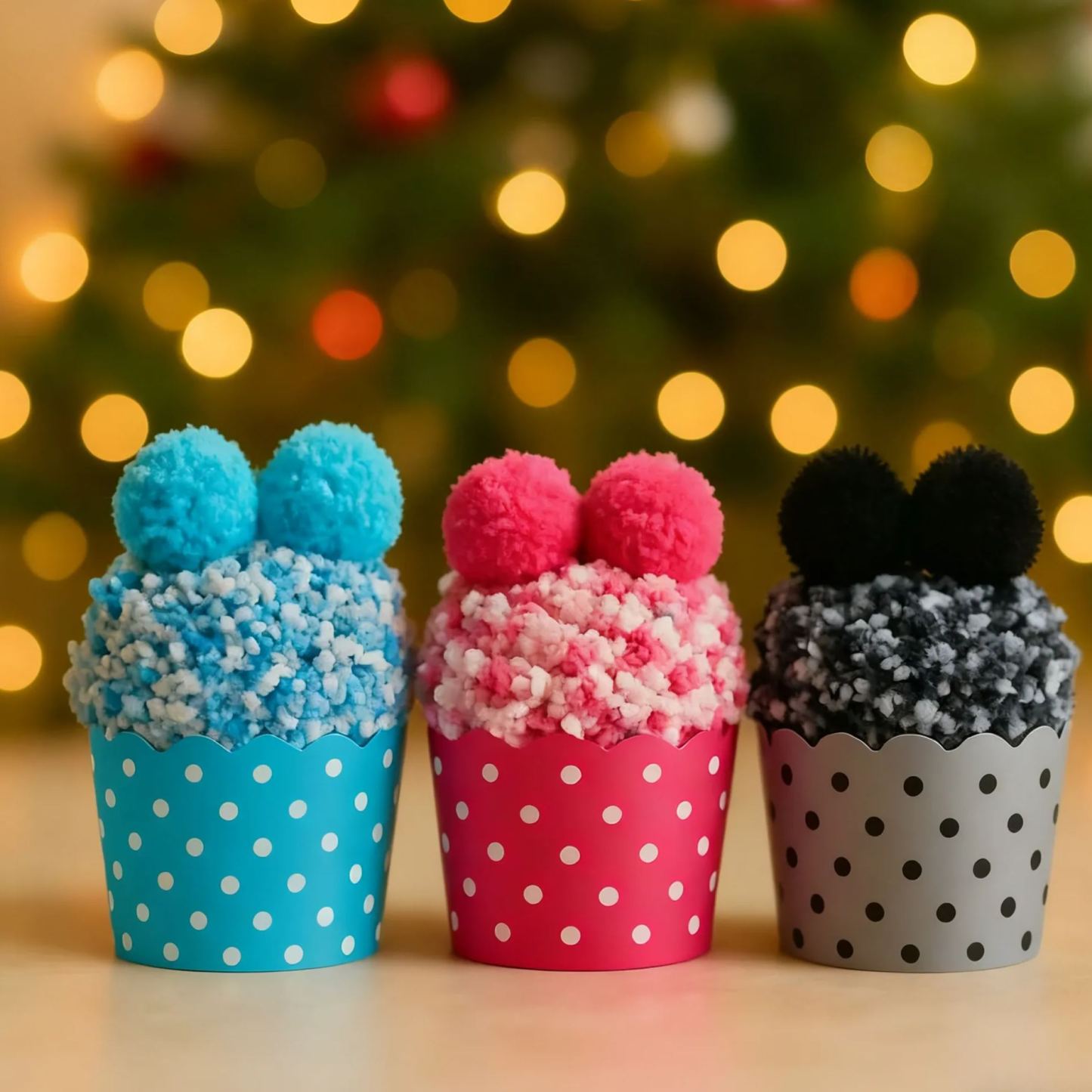 Christmas Cupcake Socks | Gift for Her | Fun Holiday Gift for Friends, Coworkers, and Family | Christmas Gift for Teachers - MyFaceSocksAU