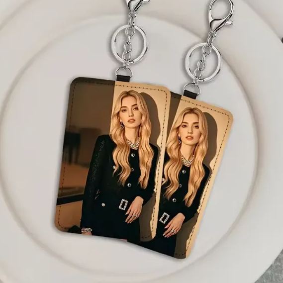 Custom Photo Card Holder, Suitable For Friends And Family, Customised Unique Gift, A Personalised Gift Cherished In The Heart. - MyFaceSocksAU