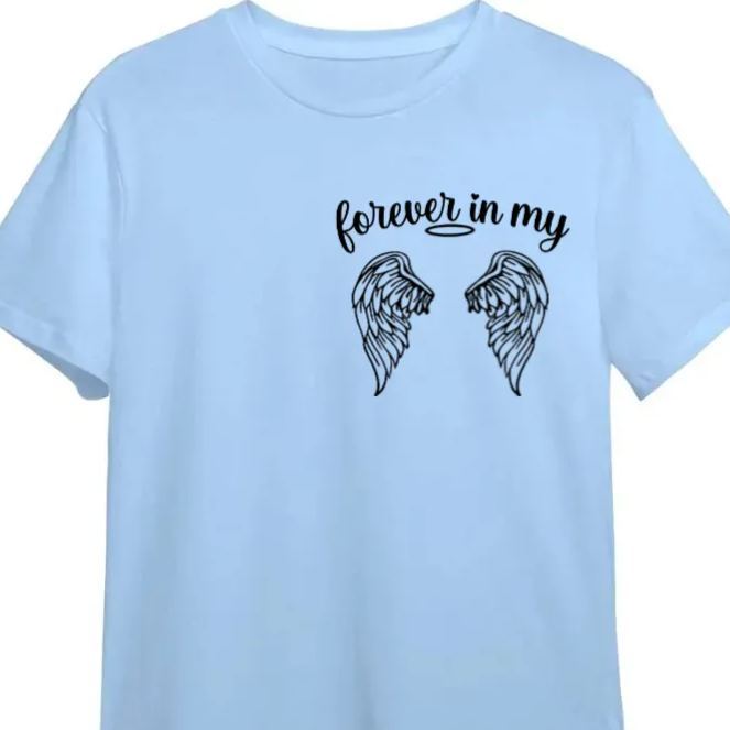 Forever In My Heart, Personalized Shirt, Memorial Gifts, Custom Photo - MyFaceSocksAU