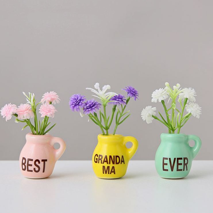 Mini Vase Magnets for Fridge - Mothers Day Mom Gifts from Daughter, Unique Birthday Gifts for Mom from Son, - MyFaceSocksAU