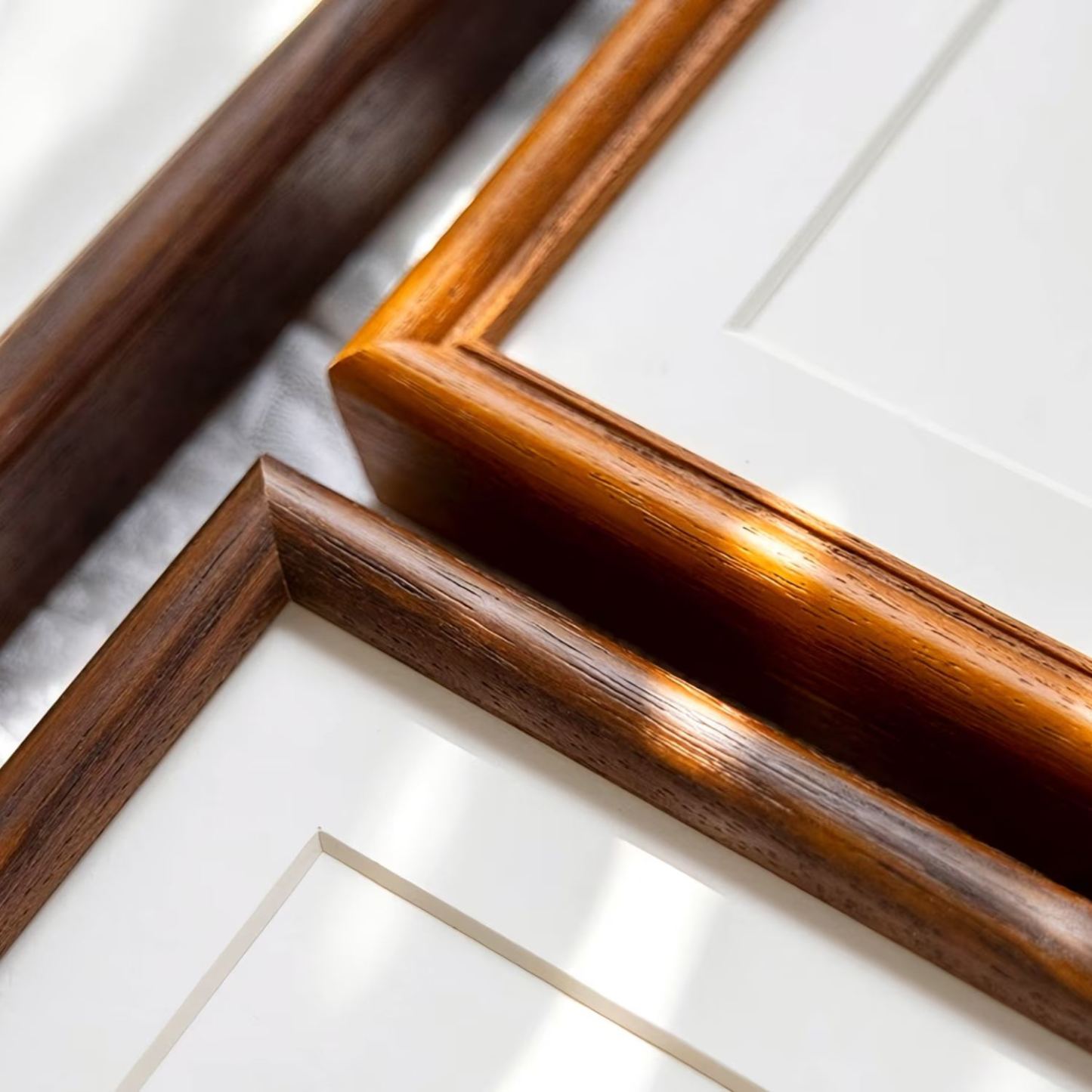 Mini Wooden Photo Frame, Family Photo Frame, Walnut Portraits Frame, Custom Picture Frame Family Anniversary Gift, Printing Picture - MyFaceSocksAU