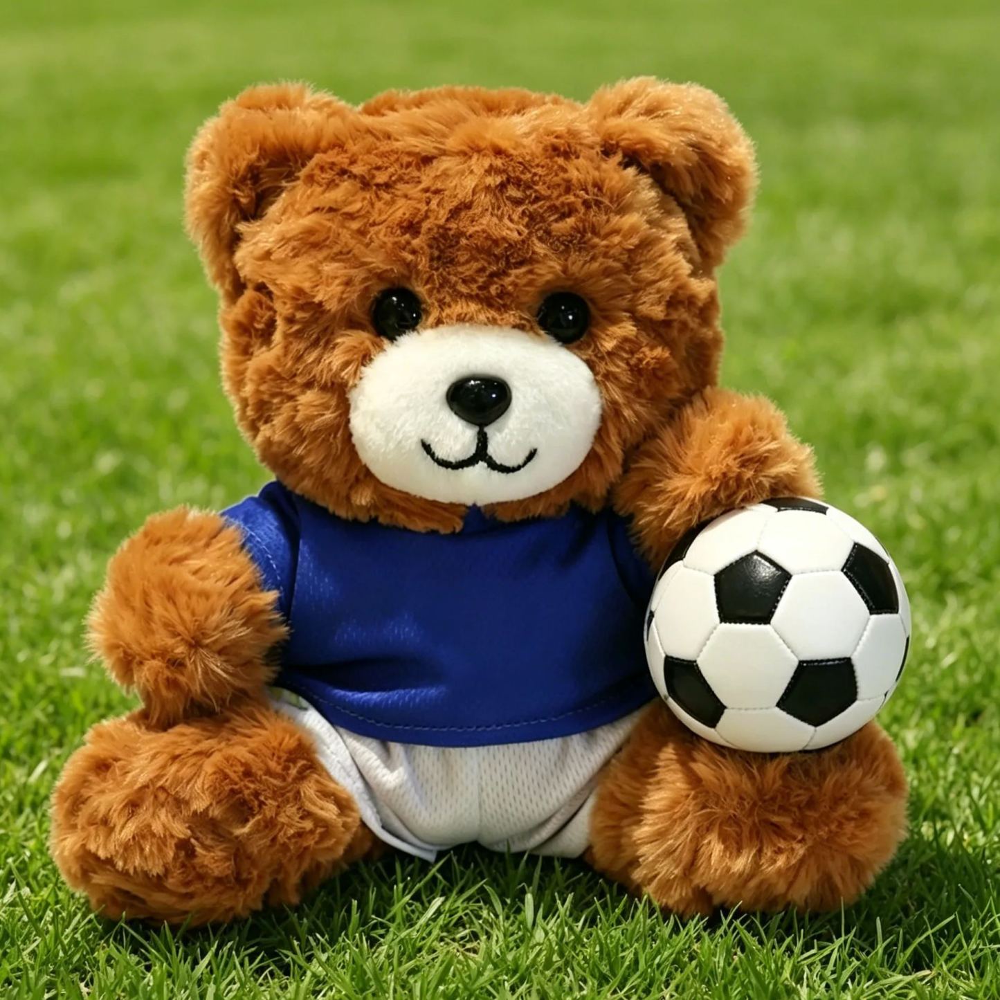 Personalized Football Bear Plush Doll Cute Soccer Team Teddy Bear Fan Souvenir Gift - MyFaceSocksAU