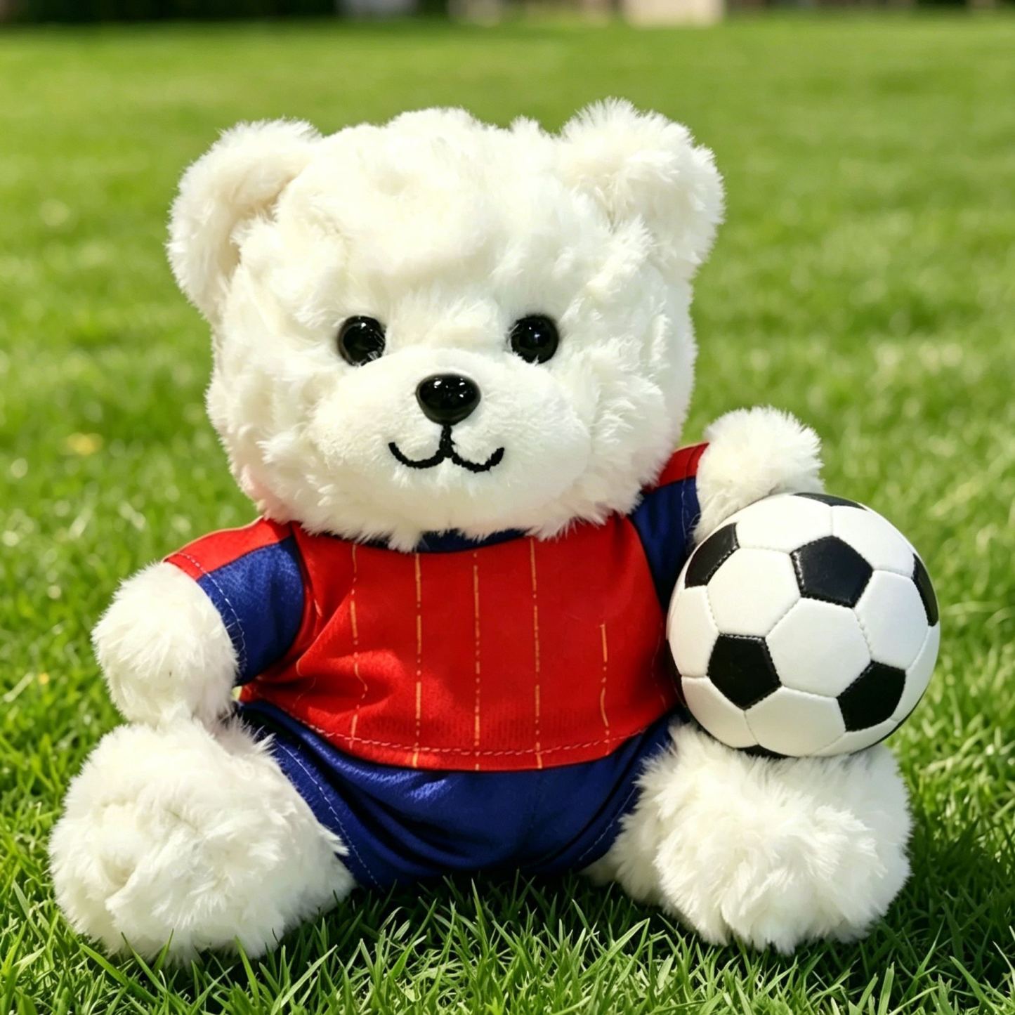 Personalized Football Bear Plush Doll Cute Soccer Team Teddy Bear Fan Souvenir Gift - MyFaceSocksAU