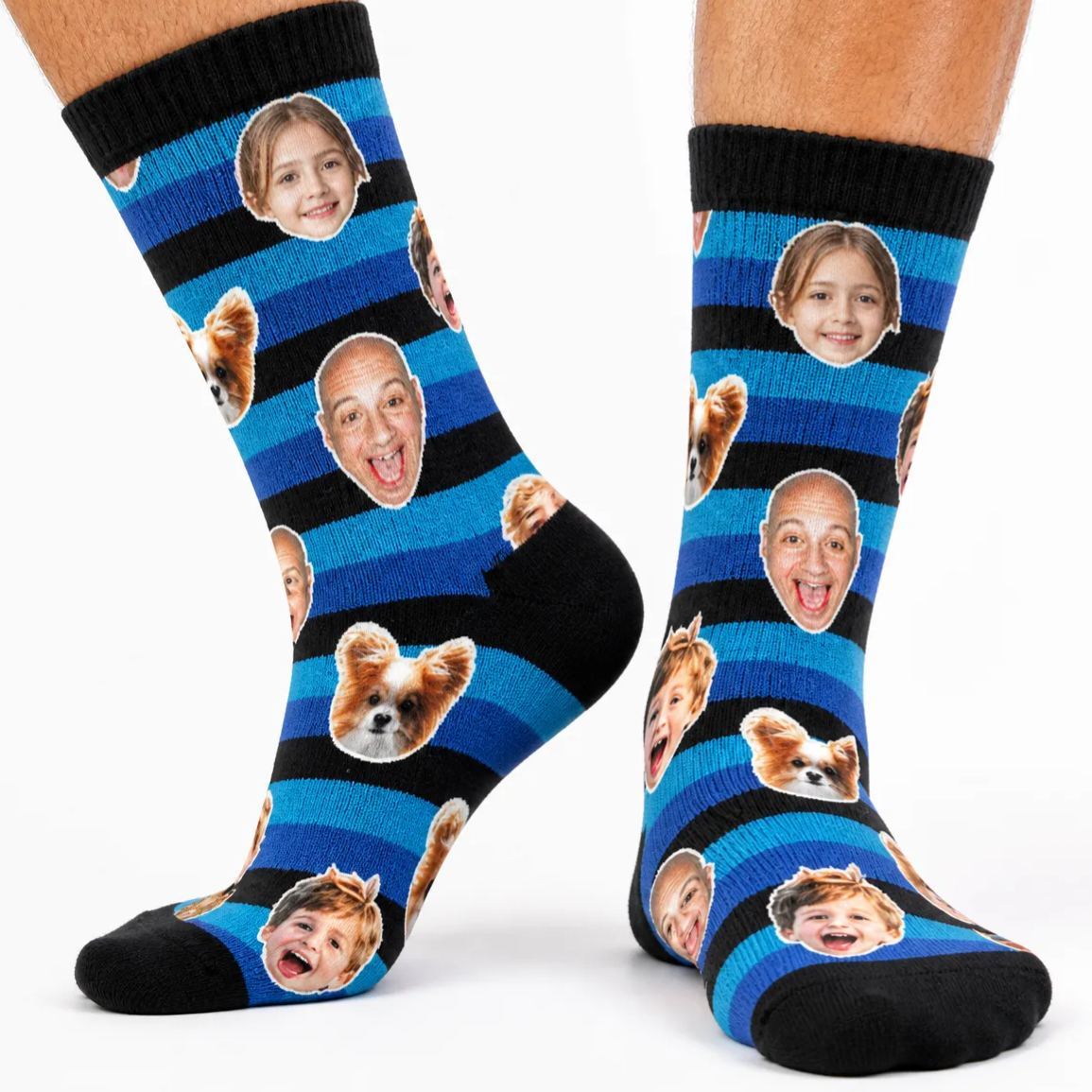 Custom Photo Socks for Dog Mom, Personalized Printed Socks with Your Own Photo, Novelty Socks Gift for Men, Funny Socks with Girl's Face - MyFaceSocksAU