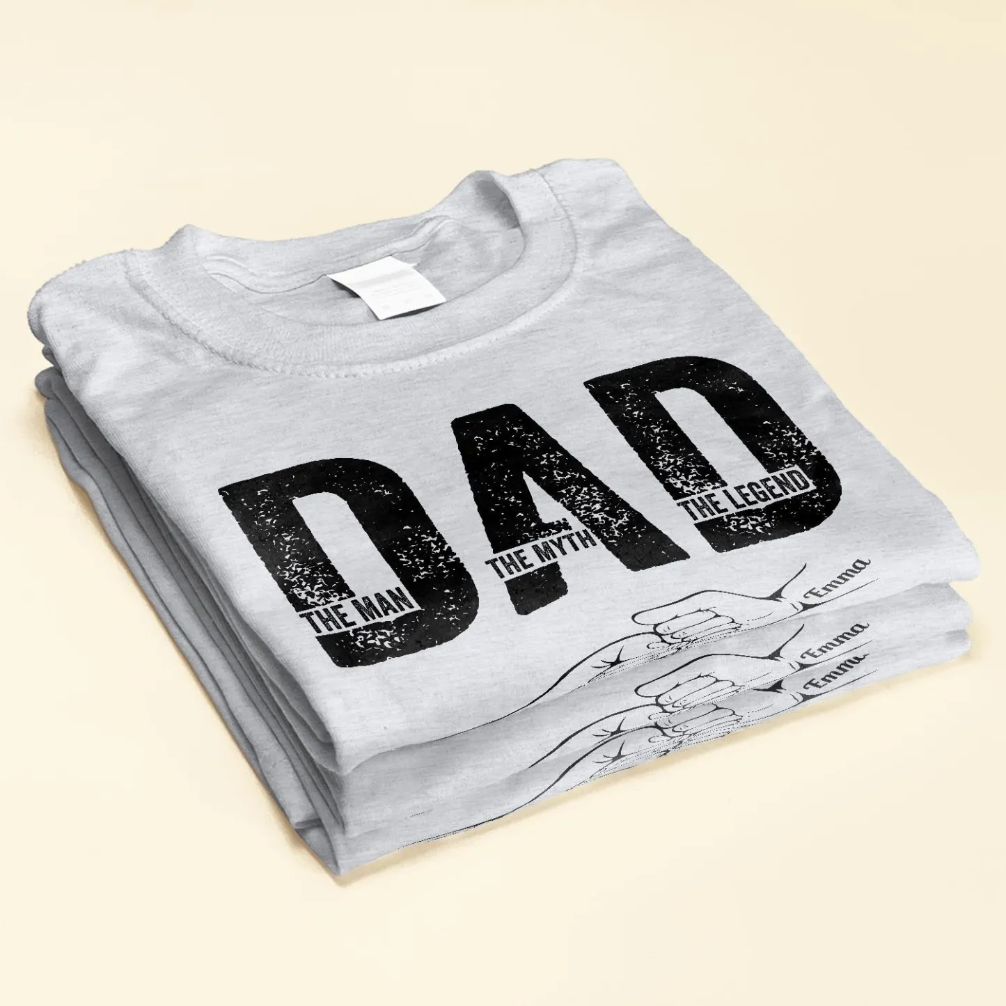 Dad The Man The Myth The Legend - Personalized Shirt Father's Day