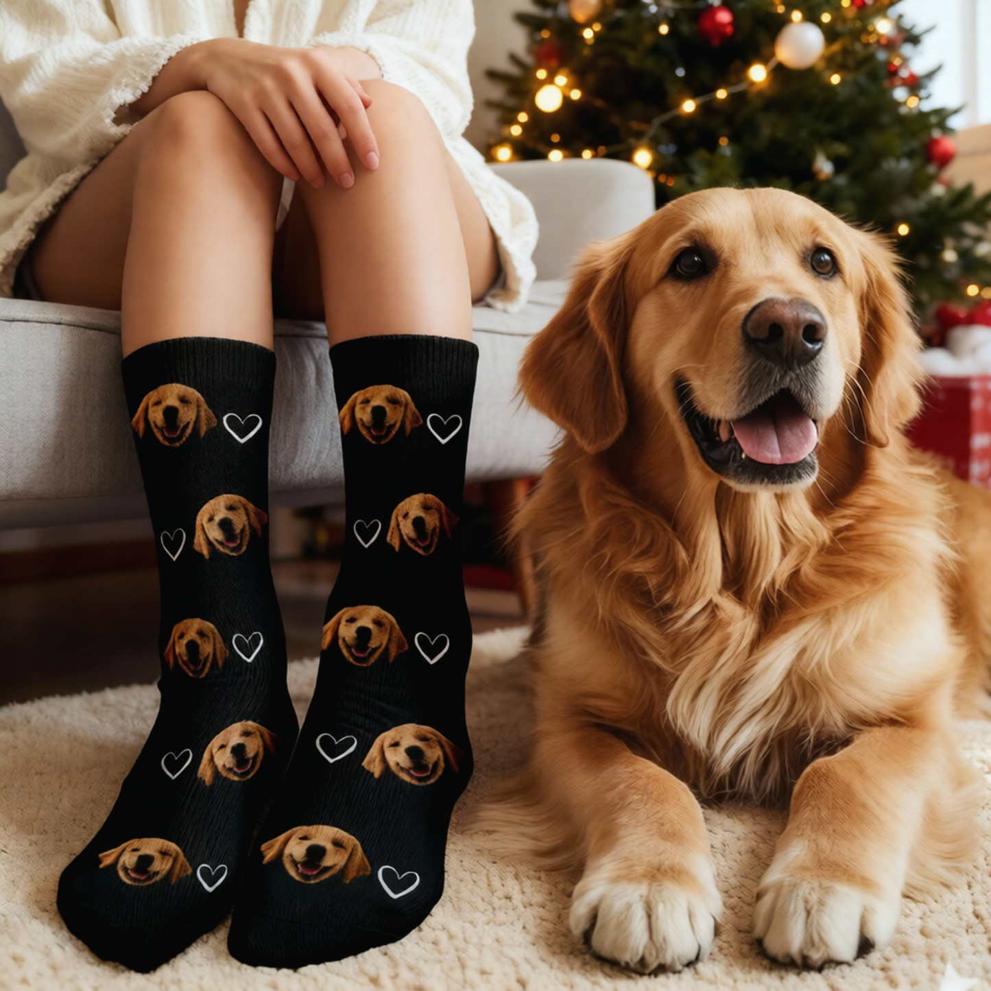 Personalized Christmas Socks Custom Face Socks Personalized Funny Christmas Face Socks Gift - MyFaceSocksAU