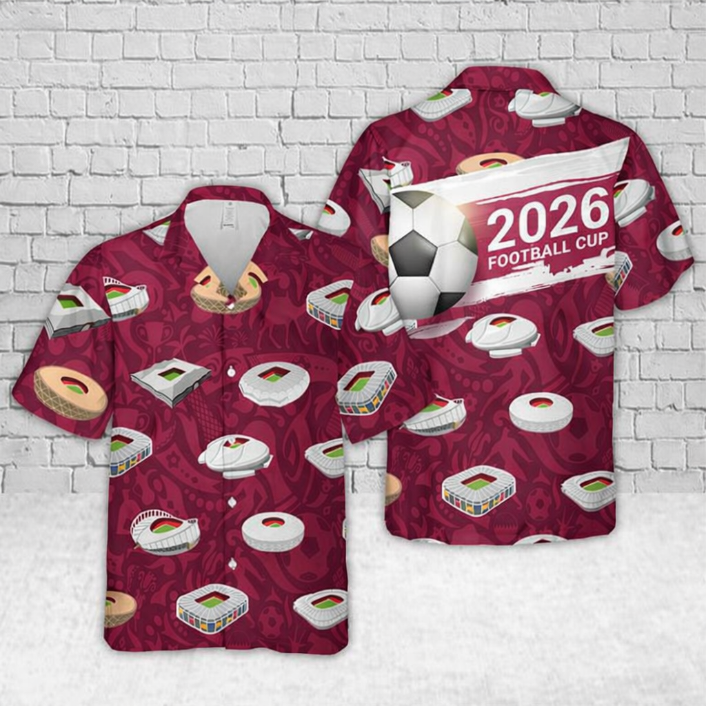 Custom Face Hawaiian Shirt World Cup Football Aloha Shirt Fans Gift