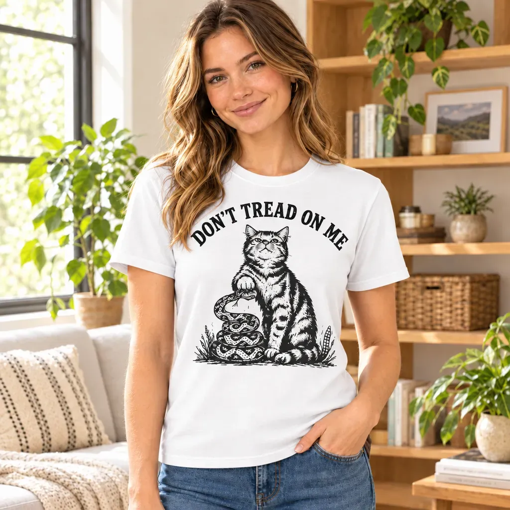 Tabby Cat T-Shirt – Bold Graphic Tee for Cat Lovers, Activists & Supporters, Statement Gift for Holidays - MyFaceSocksAU