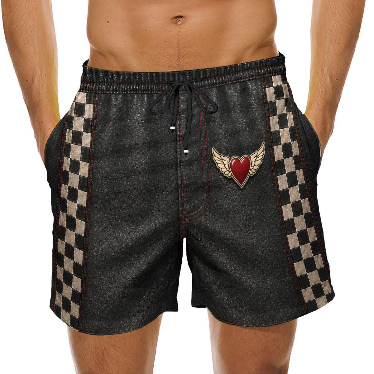 Men's Funny Beach Trunks for Summer Gift – Bold Design Swim Shorts for Birthday, Pool Party & Vacation - MyFaceSocksAU