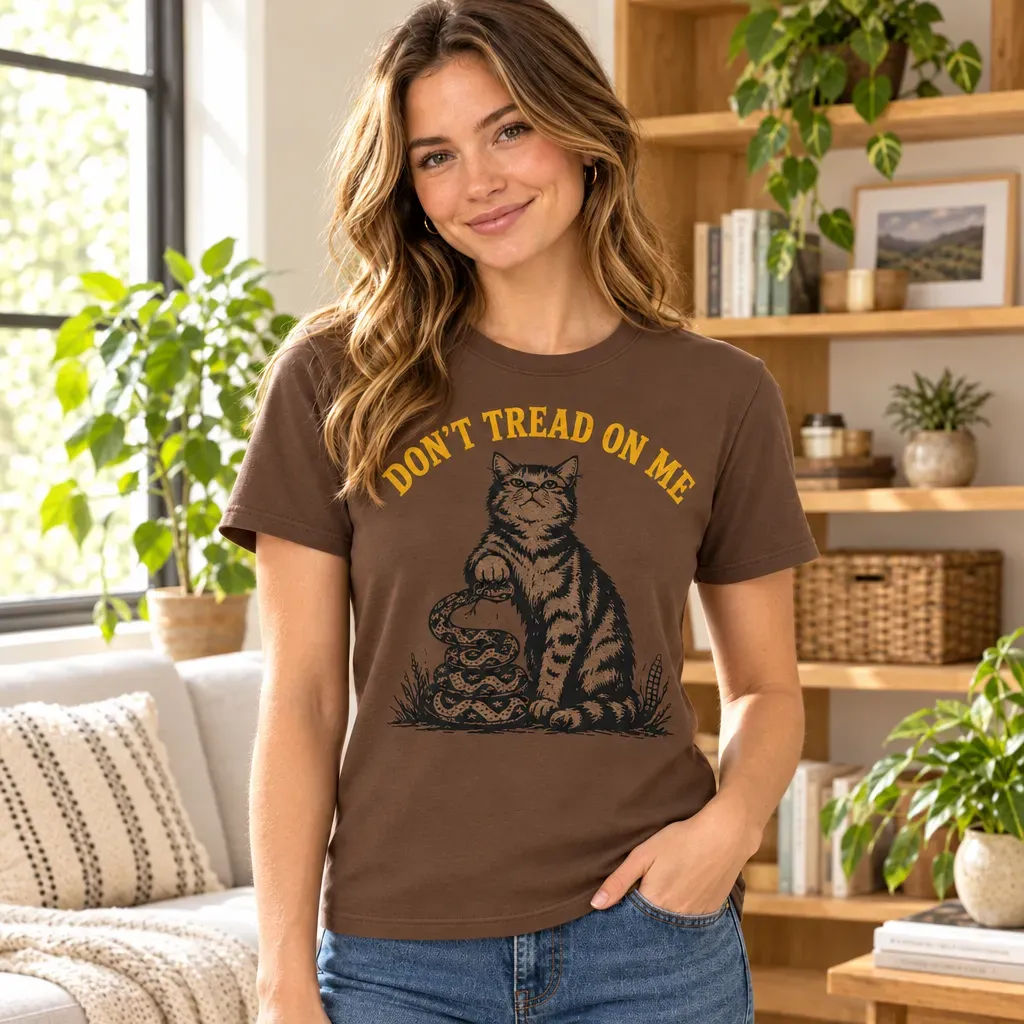 Tabby Cat T-Shirt – Bold Graphic Tee for Cat Lovers, Activists & Supporters, Statement Gift for Holidays - MyFaceSocksAU