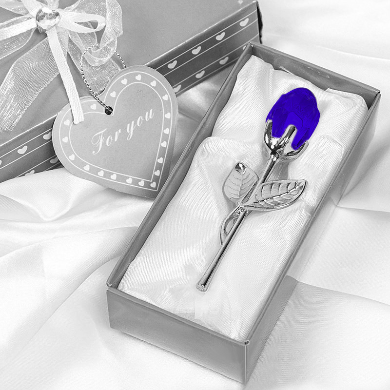 Crystal Roses With Gift Box Gift For Her Wedding Present Valentine's Day gift - MyFaceSocksAU