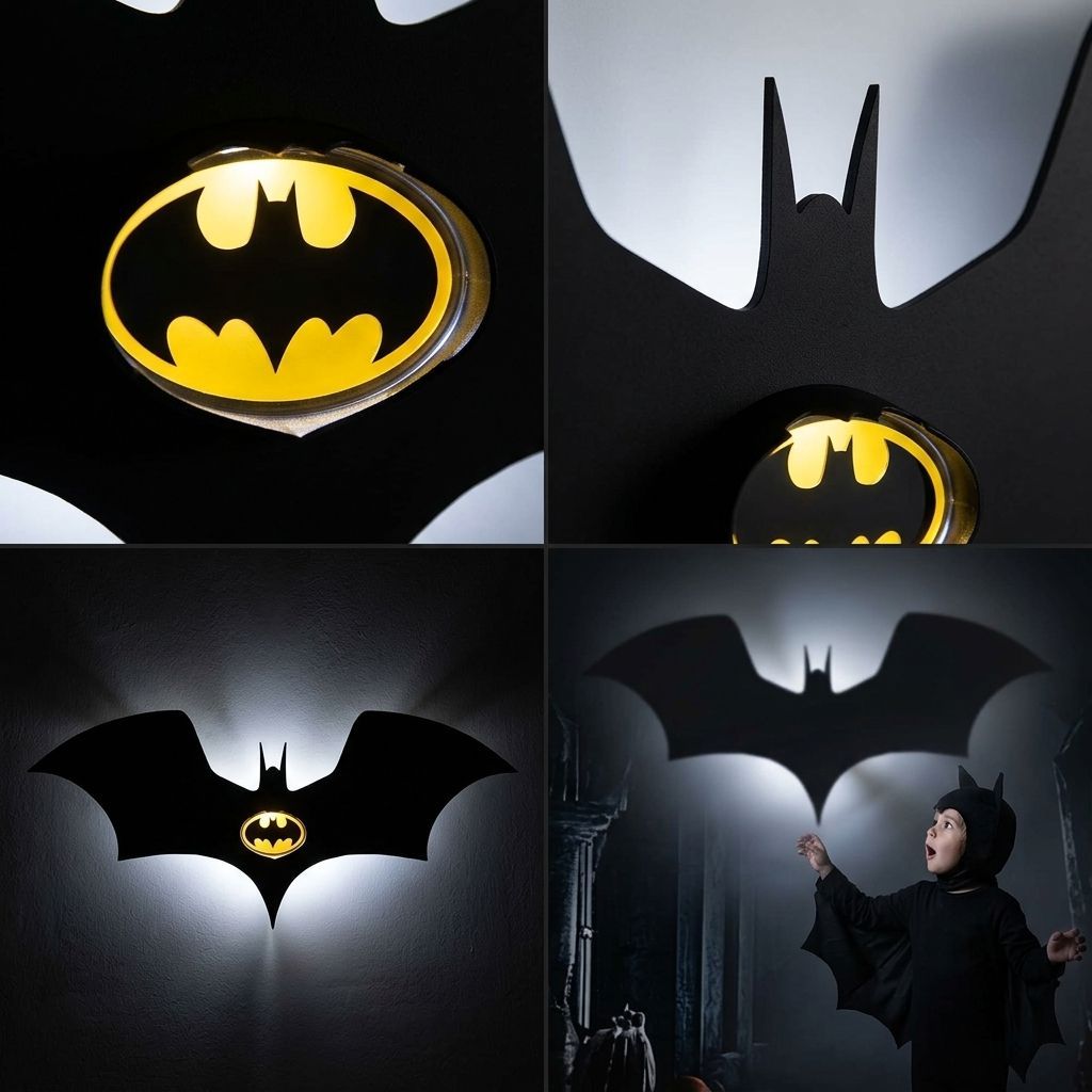 Halloween & Christmas Shadow Projection Night Light – PLA Ambient Wall Lamp, Decorative Mood Light for Bedroom, Party & Holiday Home Decor - MyFaceSocksAU